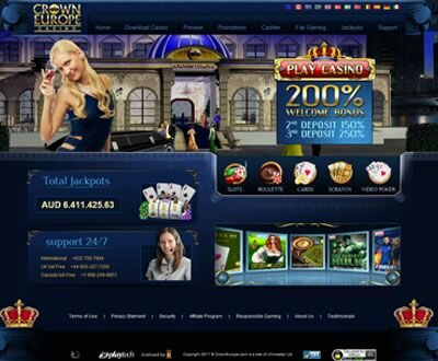 Crown Europe Pokies