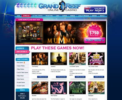 Grand Reef Pokies